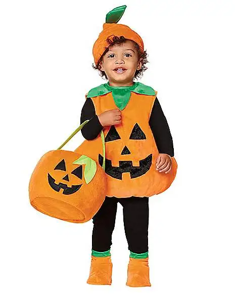 Spirit Halloween Baby Lil' Pumpkin Costume 4 Spirit Halloween Baby Lil' Pumpkin Costume - Image 2