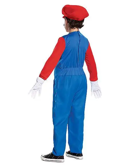 Spirit Halloween Kids Mario Costume Deluxe- Mario Bros. 4 Spirit Halloween Kids Mario Costume Deluxe- Mario Bros. - Image 2