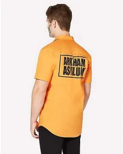 Spirit Halloween Arkham Inmate Work Shirt - Suicide Squad -Mens Costumes Shop 01324516 b