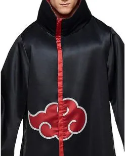 Spirit Halloween Adult Akatsuki Robe - Naruto Shippuden -Mens Costumes Shop 01365907 c