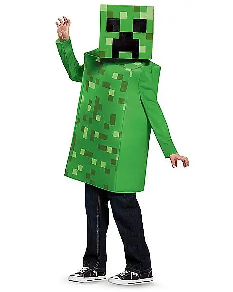 Spirit Halloween Kids Creeper Costume - Minecraft 4 Spirit Halloween Kids Creeper Costume - Minecraft - Image 2