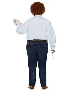 Spirit Halloween Adult Bob Ross Costume - Firefly -Mens Costumes Shop 01369651 d