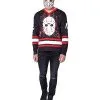 Spirit Halloween Jason Voorhees Hockey Jersey - Friday The 13th -Mens Costumes Shop 01405588 a