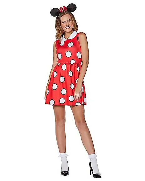 Spirit Halloween Minnie Mouse Bow Dress - Disney 3 Spirit Halloween Minnie Mouse Bow Dress - Disney