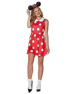 Spirit Halloween Minnie Mouse Bow Dress - Disney 8 Spirit Halloween Minnie Mouse Bow Dress - Disney -Mens Costumes Shop 01443118 c