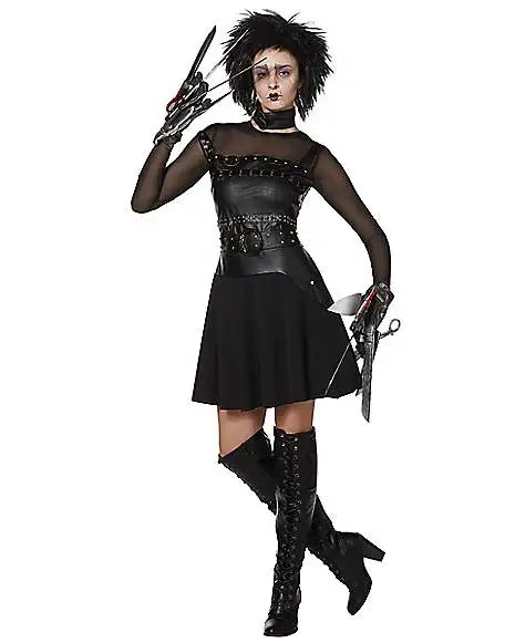 Spirit Halloween Adult Edward Scissorhands Costume Dress 3 Spirit Halloween Adult Edward Scissorhands Costume Dress