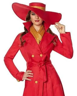 Spirit Halloween Adult Carmen Sandiego Costume 7 Spirit Halloween Adult Carmen Sandiego Costume -Mens Costumes Shop 01460989 c