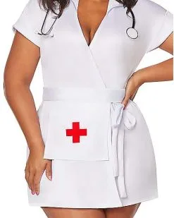 Spirit Halloween Adult Classic Nurse Plus Size Costume 6 Spirit Halloween Adult Classic Nurse Plus Size Costume -Mens Costumes Shop 01466911 c