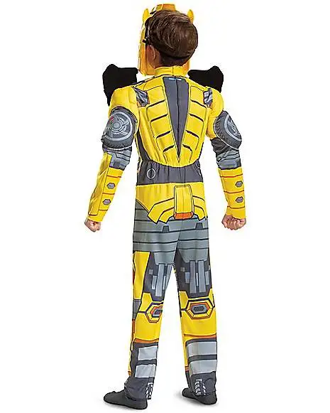Spirit Halloween Kids Muscle Bumblebee Costume - Transformers 4 Spirit Halloween Kids Muscle Bumblebee Costume - Transformers - Image 2