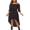 Spirit Halloween Adult Black Peasant Plus Size Dress -Mens Costumes Shop 01503747 a