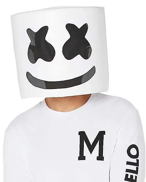 Spirit Halloween Adult Marshmello Costume 4 Spirit Halloween Adult Marshmello Costume - Image 2