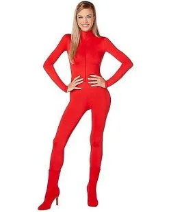 Spirit Halloween Adult Zip Up Catsuit