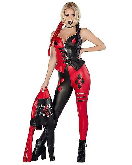 Spirit Halloween Harley Quinn Two-Piece Costume - The Suicide Squad 3 Spirit Halloween Harley Quinn Two-Piece Costume - The Suicide Squad
