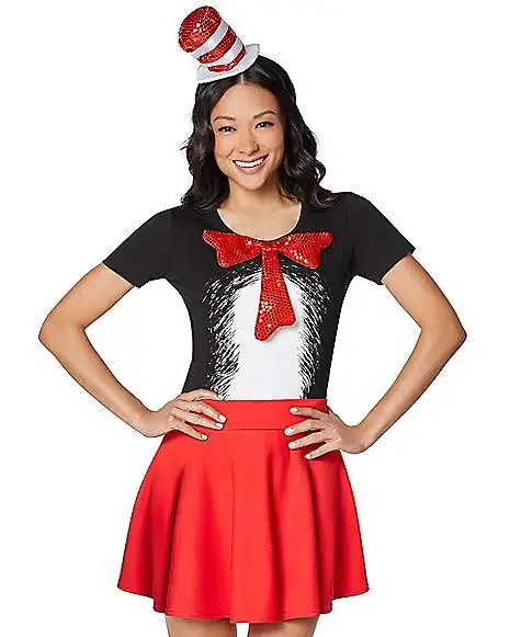 Spirit Halloween Adult Cat In The Hat Costume Kit - Dr. Seuss 5 Spirit Halloween Adult Cat In The Hat Costume Kit - Dr. Seuss - Image 3