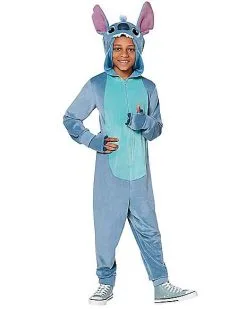 Spirit Halloween Kids Stitch Union Suit - Lilo & Stitch -Mens Costumes Shop 01536663 c