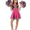 Spirit Halloween Kids Pink Cheerleader Costume -Mens Costumes Shop 01542299 a