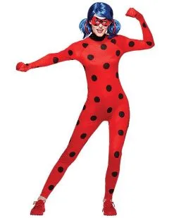 Spirit Halloween Adult Miraculous Ladybug Catsuit Costume 7 Spirit Halloween Adult Miraculous Ladybug Catsuit Costume -Mens Costumes Shop 01545060 b