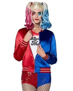 Spirit Halloween Adult Harley Quinn Jacket - Suicide Squad -Mens Costumes Shop 01545912 c