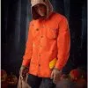 Spirit Halloween Sam Hooded Button-Up Shirt - Trick 'r Treat -Mens Costumes Shop 01548122 a