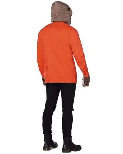 Spirit Halloween Sam Hooded Button-Up Shirt - Trick 'r Treat 8 Spirit Halloween Sam Hooded Button-Up Shirt - Trick 'r Treat -Mens Costumes Shop 01548122 c