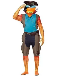 Mens Costumes Shop 23 Spirit Halloween Adult Fishstick Costume - Fortnite