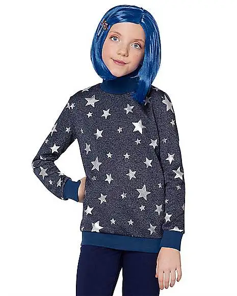 Spirit Halloween Kids Coraline Sweater Costume 3 Spirit Halloween Kids Coraline Sweater Costume