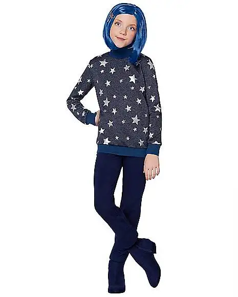Spirit Halloween Kids Coraline Sweater Costume 6 Spirit Halloween Kids Coraline Sweater Costume - Image 4