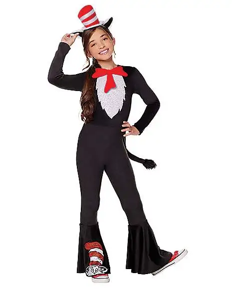 Spirit Halloween Kids Cat In The Hat Bell Bottom Costume - Dr. Seuss 3 Spirit Halloween Kids Cat In The Hat Bell Bottom Costume - Dr. Seuss