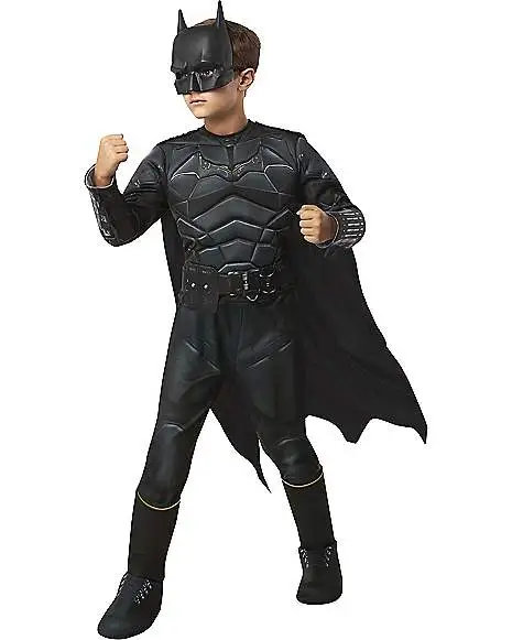 Spirit Halloween Kids Batman Costume Deluxe - The Batman 3 Spirit Halloween Kids Batman Costume Deluxe - The Batman