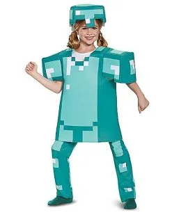 Spirit Halloween Kids Armor Deluxe Costume - Minecraft 8 Spirit Halloween Kids Armor Deluxe Costume - Minecraft -Mens Costumes Shop 01566264 c