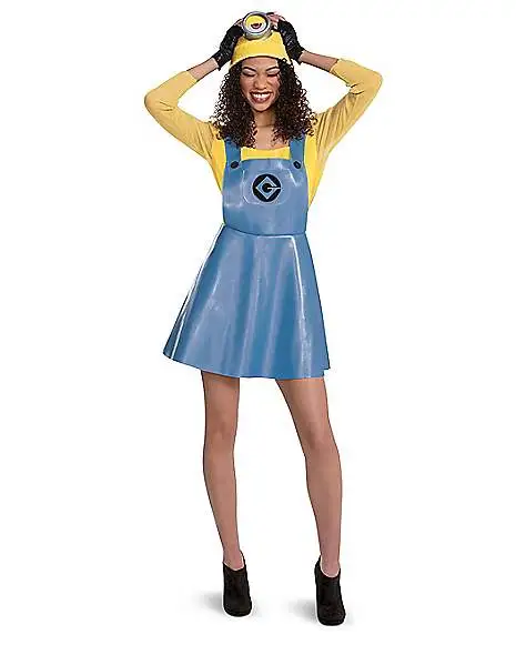 Spirit Halloween Adult Stuart Minion Dress Costume Deluxe - Minions 3 Spirit Halloween Adult Stuart Minion Dress Costume Deluxe - Minions