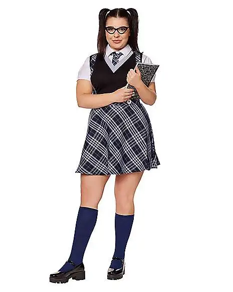Spirit Halloween Adult Prep School Princess Costume 5 Spirit Halloween Adult Prep School Princess Costume - Image 3