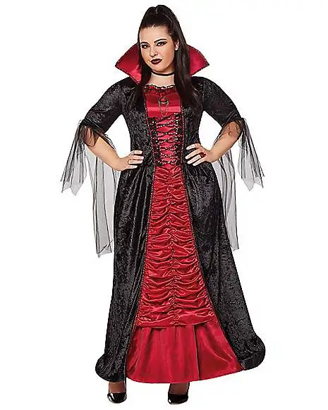 Spirit Halloween Adult Victorian Vampiress Plus Size Costume 3 Spirit Halloween Adult Victorian Vampiress Plus Size Costume