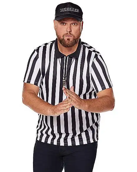 Spirit Halloween Adult Referee Plus Size Costume Kit 3 Spirit Halloween Adult Referee Plus Size Costume Kit
