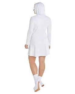 Spirit Halloween Adult White Long Sleeve Dress 9 Spirit Halloween Adult White Long Sleeve Dress -Mens Costumes Shop 01586270 d