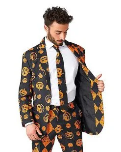 Spirit Halloween Adult Distressed Pumpkin Party Suit 10 Spirit Halloween Adult Distressed Pumpkin Party Suit -Mens Costumes Shop 01587179 d