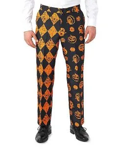 Spirit Halloween Adult Distressed Pumpkin Party Suit 11 Spirit Halloween Adult Distressed Pumpkin Party Suit -Mens Costumes Shop 01587179 e