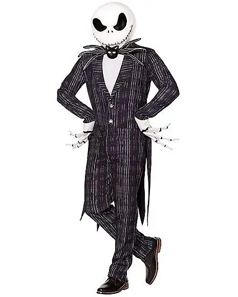 Spirit Halloween Adult Jack Skellington Costume Deluxe - The Nightmare Before Christmas 3 Spirit Halloween Adult Jack Skellington Costume Deluxe - The Nightmare Before Christmas