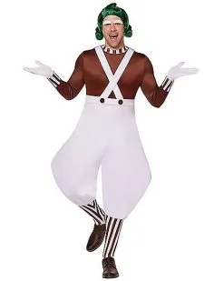 Spirit Halloween Adult Oompa Loompa Costume - Willy Wonka And The Chocolate Factory