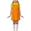 Spirit Halloween Adult Young-hee Doll Dress Costume - Squid Game 1 Spirit Halloween Adult Young-hee Doll Dress Costume - Squid Game -Mens Costumes Shop 01597616 a