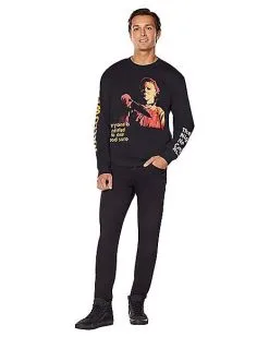 Spirit Halloween Michael Myers One Good Scare Sweatshirt - Halloween -Mens Costumes Shop 01602887 c