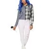 Spirit Halloween Adult Emily Flannel Shirt - Corpse Bride 1 Spirit Halloween Adult Emily Flannel Shirt - Corpse Bride -Mens Costumes Shop 01605732 a