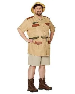 Spirit Halloween Adult Men's Zookeeper Plus Size Costume 9 Spirit Halloween Adult Men's Zookeeper Plus Size Costume -Mens Costumes Shop 07518327 c