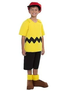 Spirit Halloween Kids Charlie Brown Deluxe Costume - Peanuts