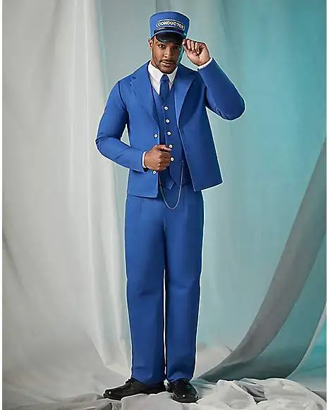 Spirit Halloween Adult Train Conductor Costume 3 Spirit Halloween Adult Train Conductor Costume