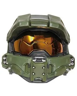 Spirit Halloween Kids Master Chief Light-Up Helmet Deluxe - Halo